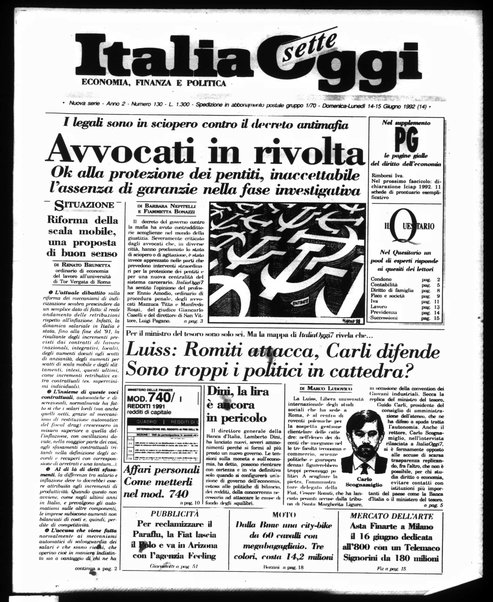 Italia oggi : quotidiano di economia finanza e politica